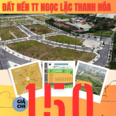 150 triệu/lô - Diện tích 100m2 Thị trấn Ngọc Lặc Thanh Hóa